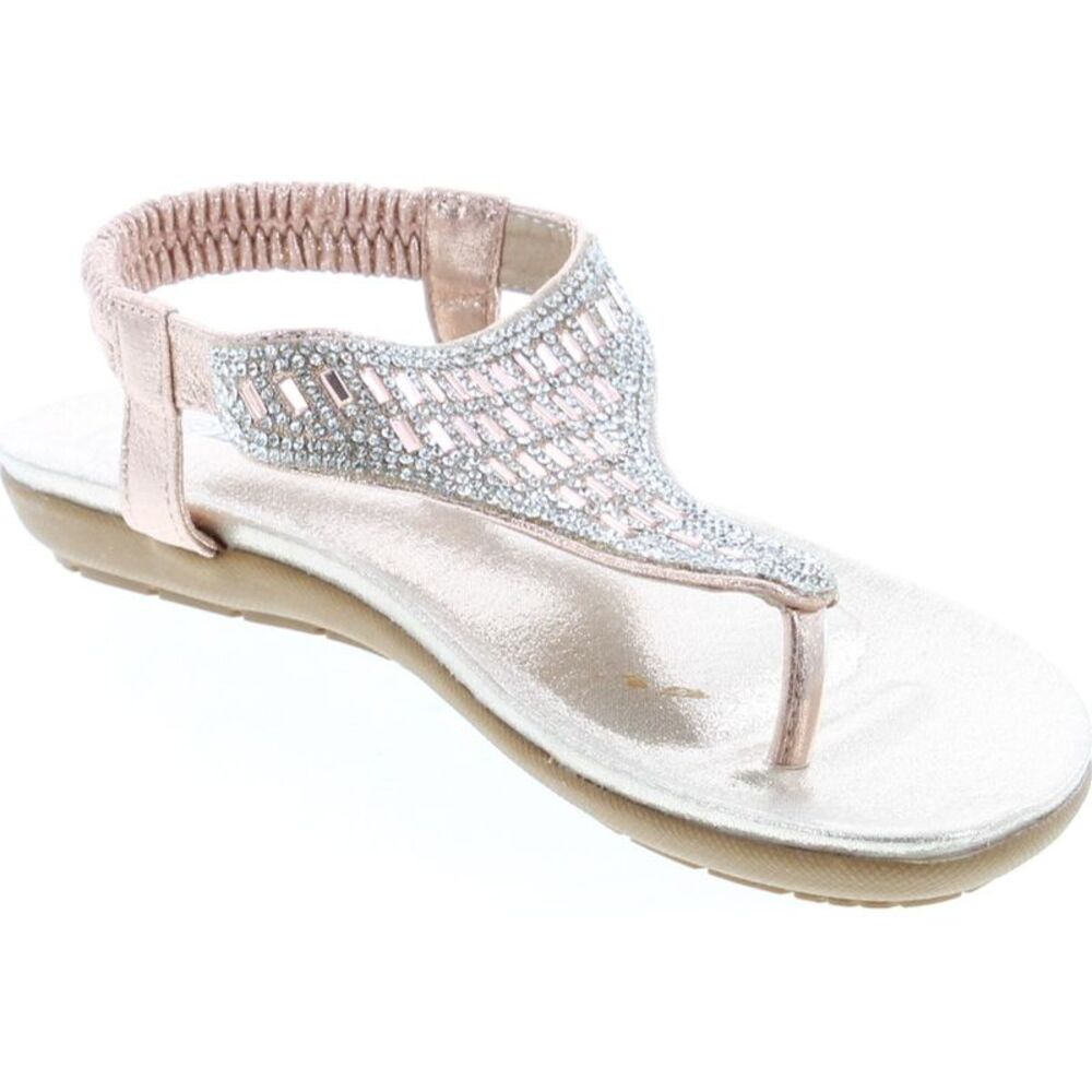 Lucita Crab-1820 Champagne Womens sandals 8 NEW - Picture 7 of 8